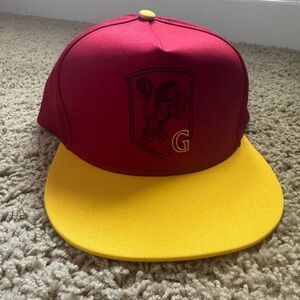 Universal Harry Potter Gryffindor Red Crest Flat Bill Cap